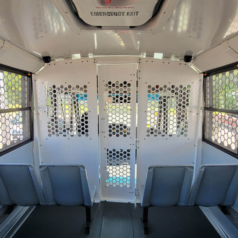 North Carolina Custom Designed and buit Prisoner Transport Bus