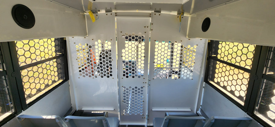 North Carolina Custom Designed and buit Prisoner Transport Bus