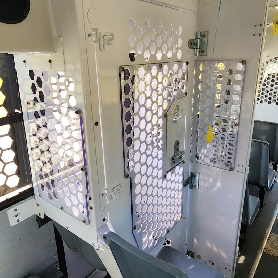 North Carolina Custom Designed and buit Prisoner Transport Bus